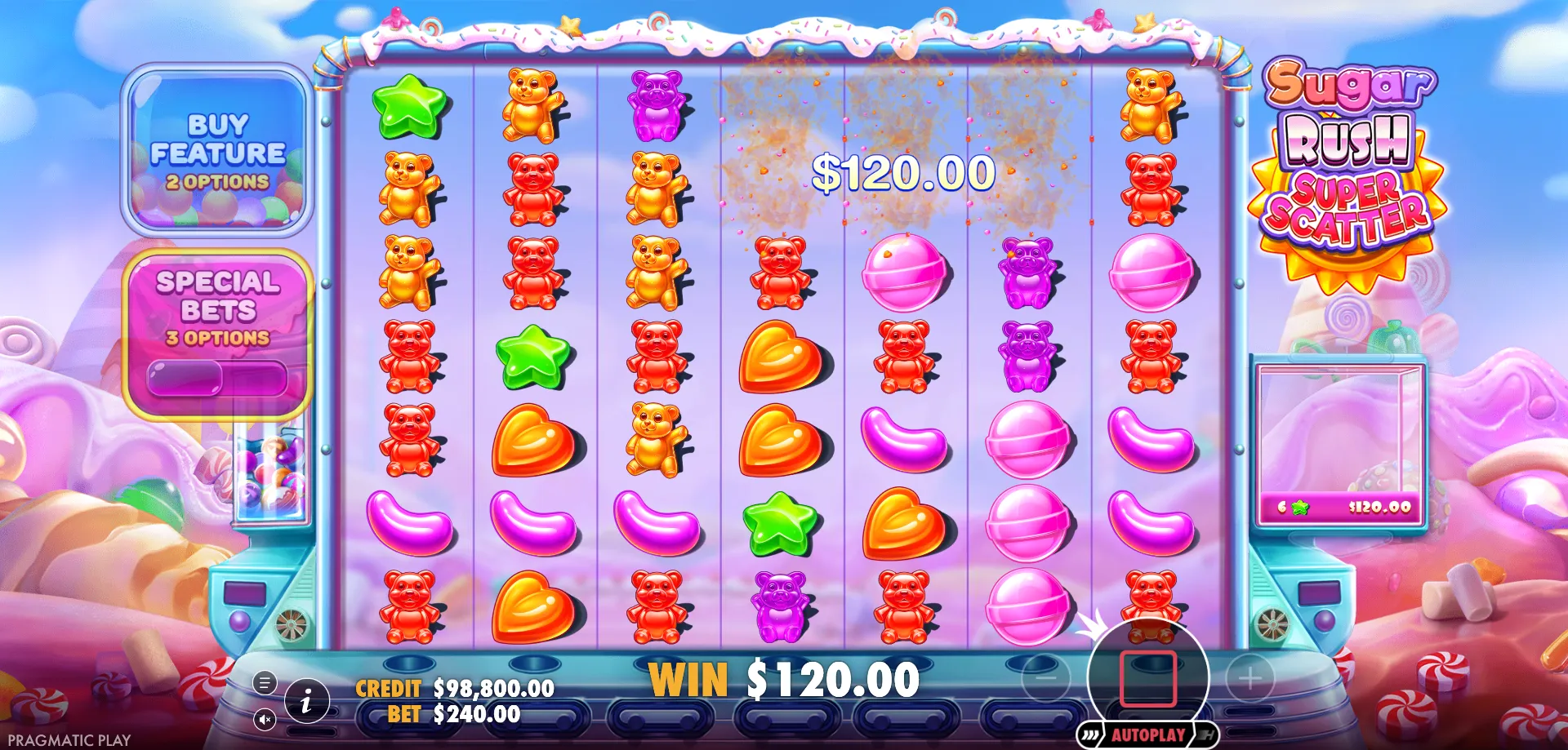 ¿Vale la Pena Jugar Sugar Rush Super Scatter?