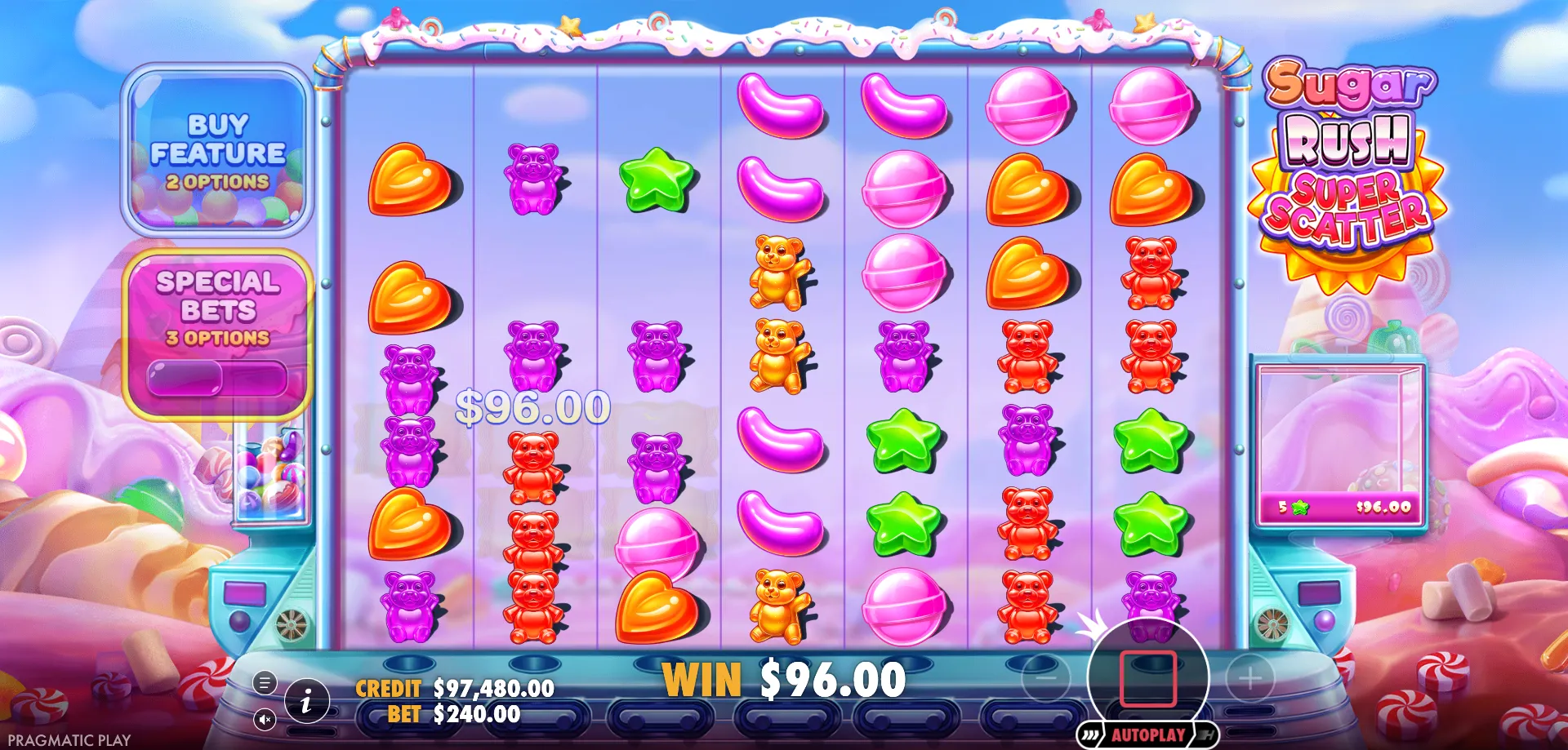 Jugar Sugar Rush Super Scatter en Móvil