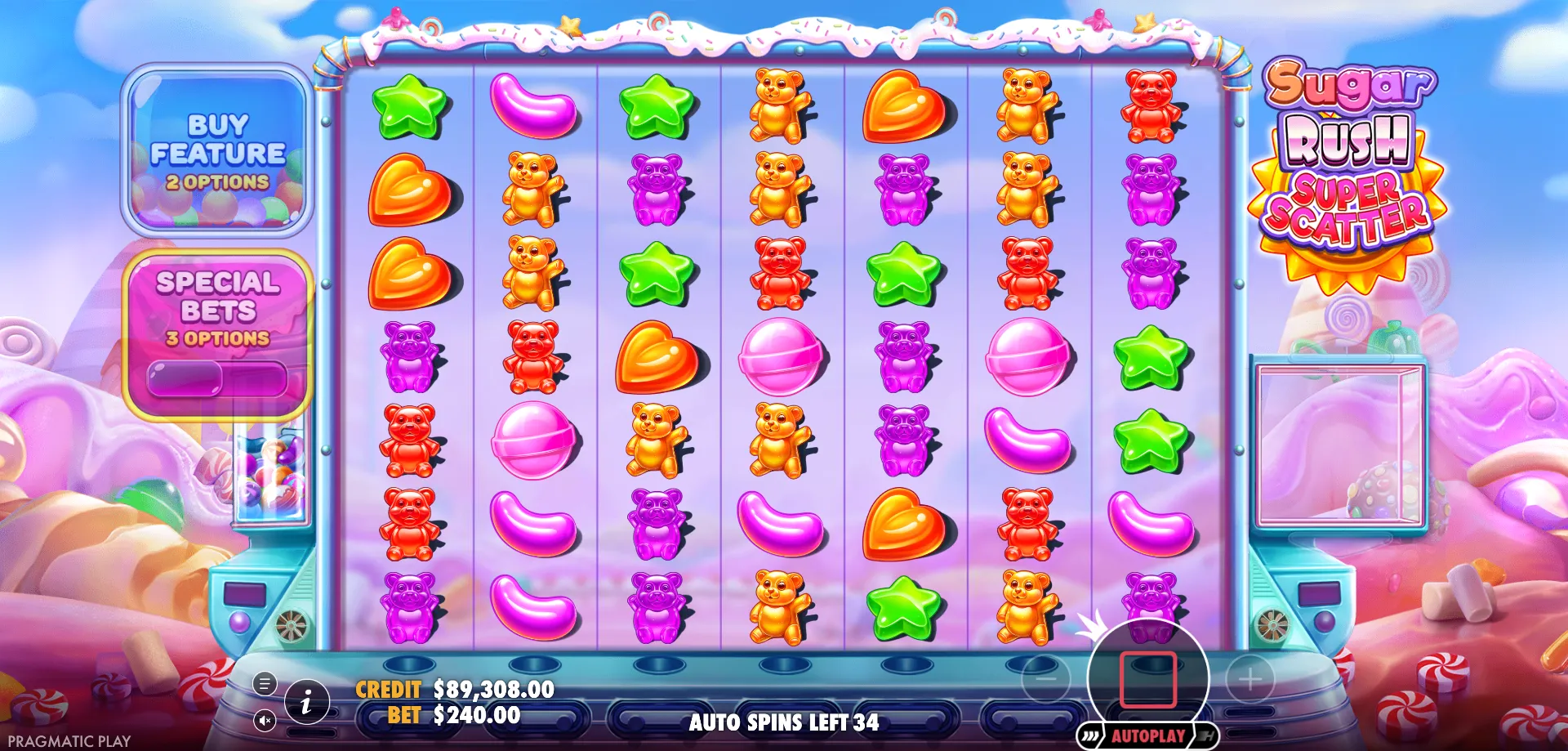 ¿Qué es Sugar Rush Super Scatter